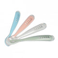 Set 4 lingurite ergonomice din silicon Beaba