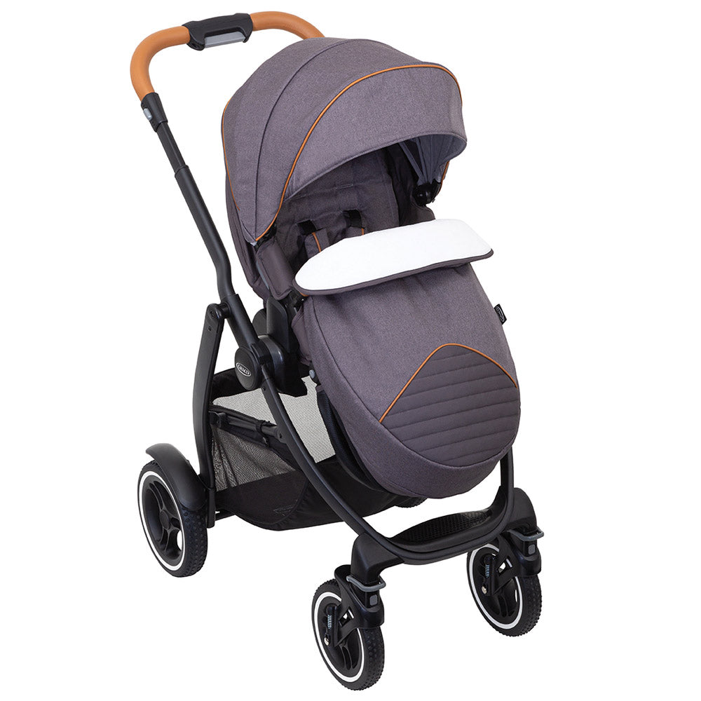 Carucior Graco Evo XT cu roti off-road si parte sport reversibila
