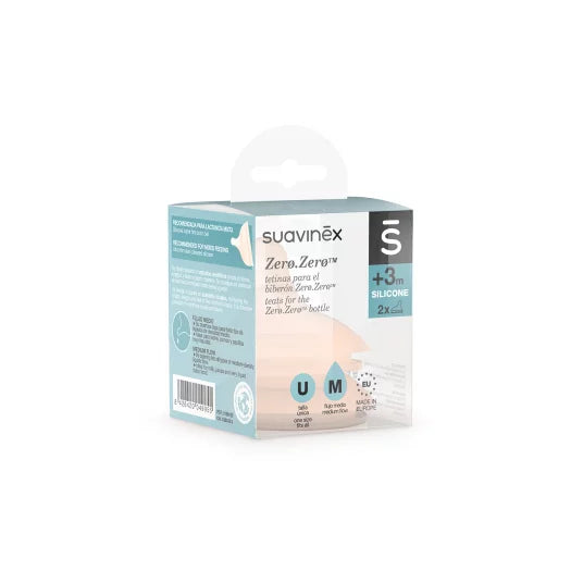 Set tetine Suavinex Zero Zero pentru biberon anticolici