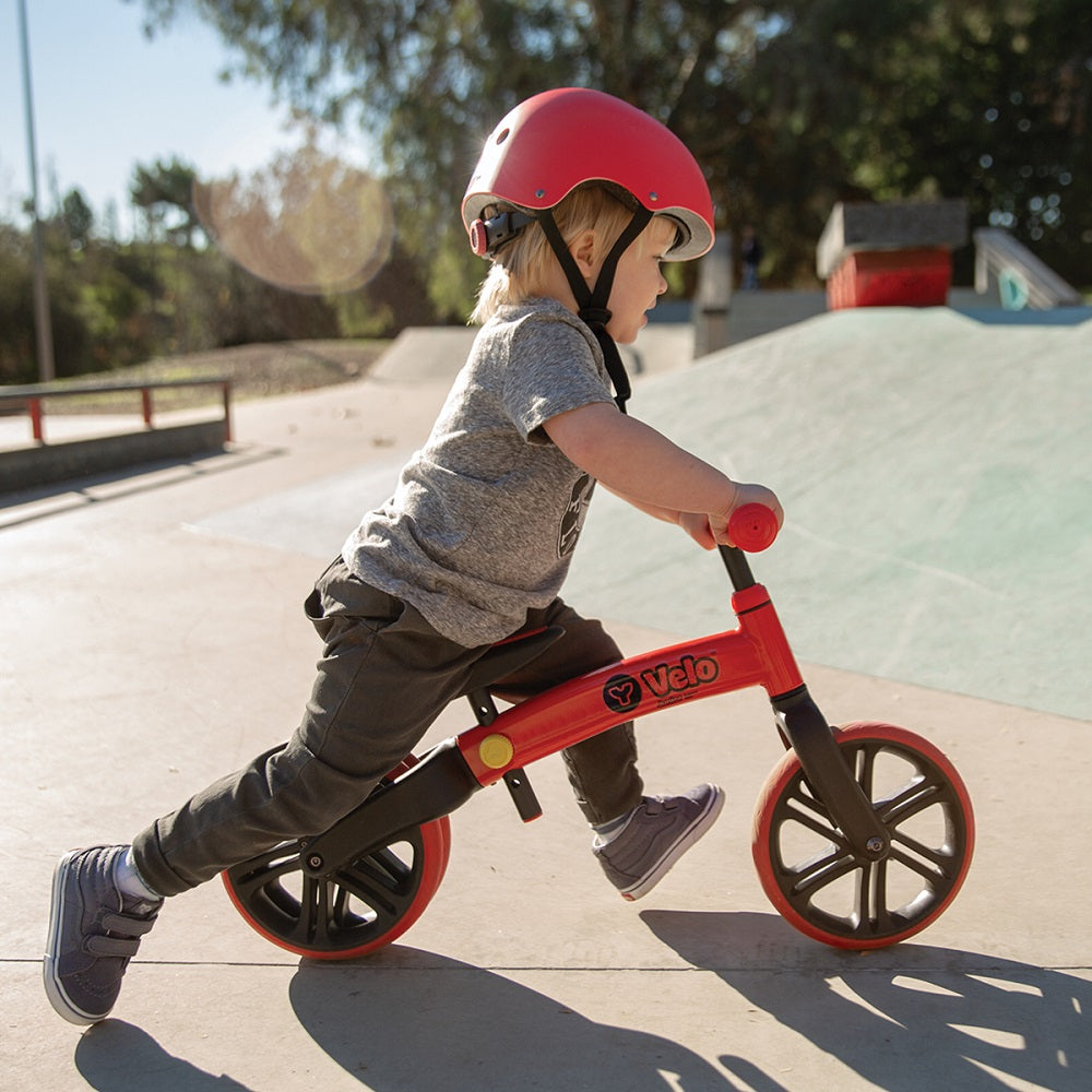 Bicicleta de echilibru Yvolution Y Velo Junior 18 luni-3 ani cu roti duble