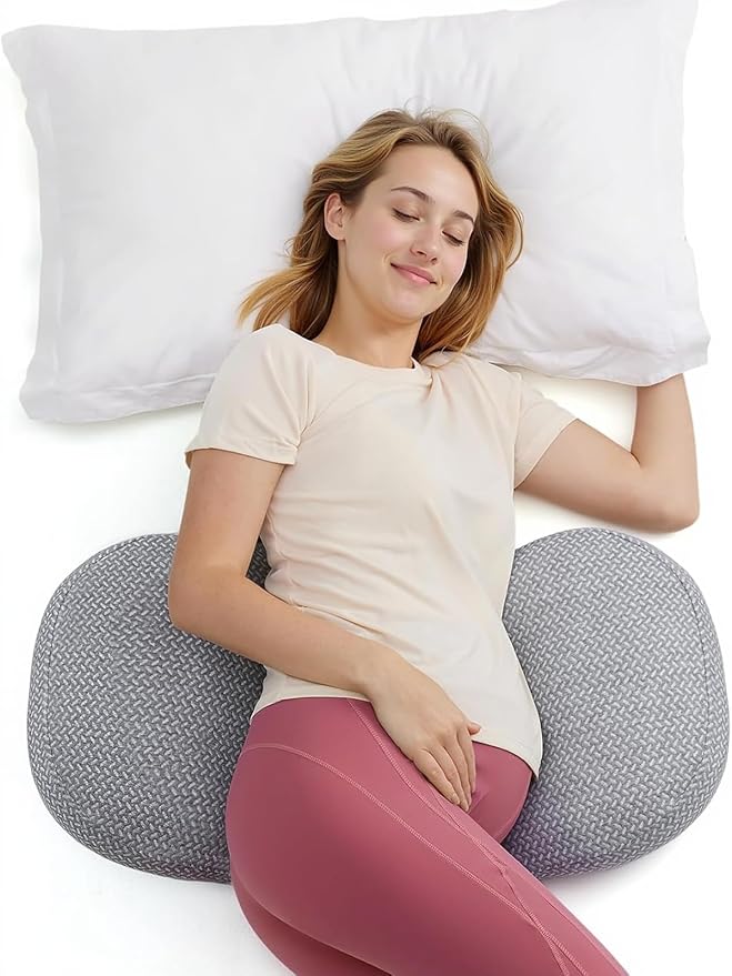 Perna pentru gravide Momcozy Forma W Gri