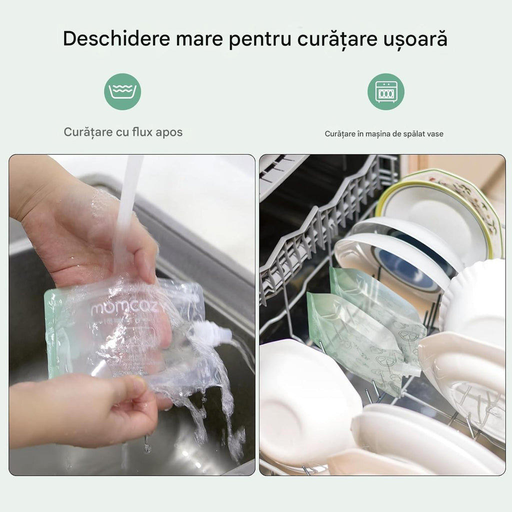 Pungi reutilizabile alimente bebelusi Momcozy