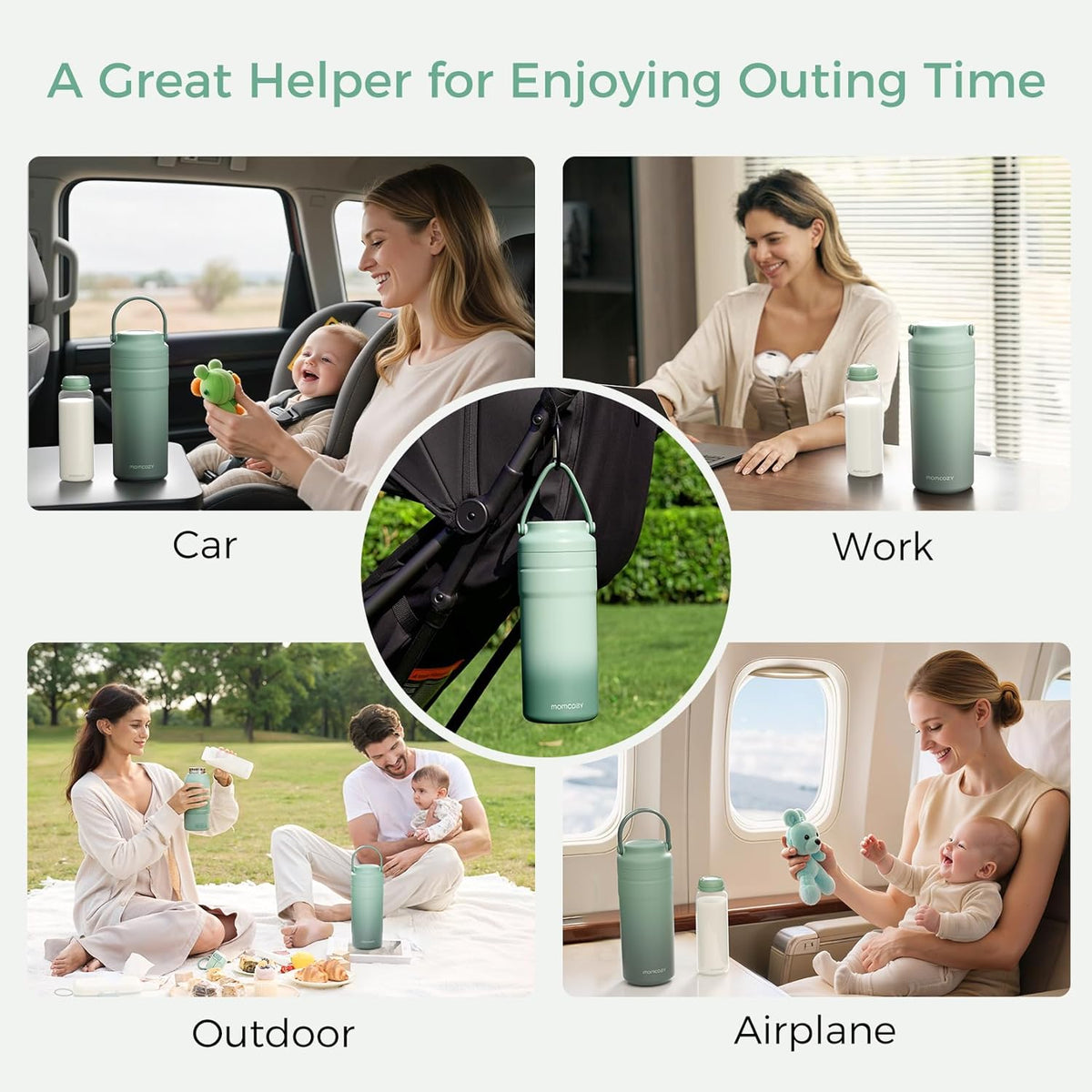Termos racitor lapte matern Momcozy Milk Cooler
