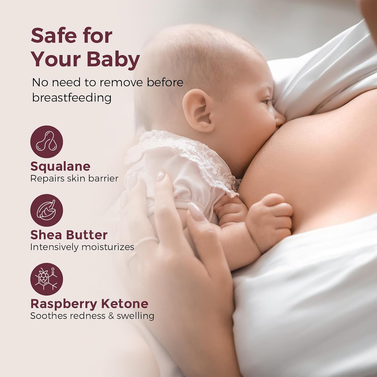 Cremă pentru mameloane ComfortNip™, Răcoritoare, Confortabilă cu aplicator care raceste sau incalzeste si vibreaza- Momcozy