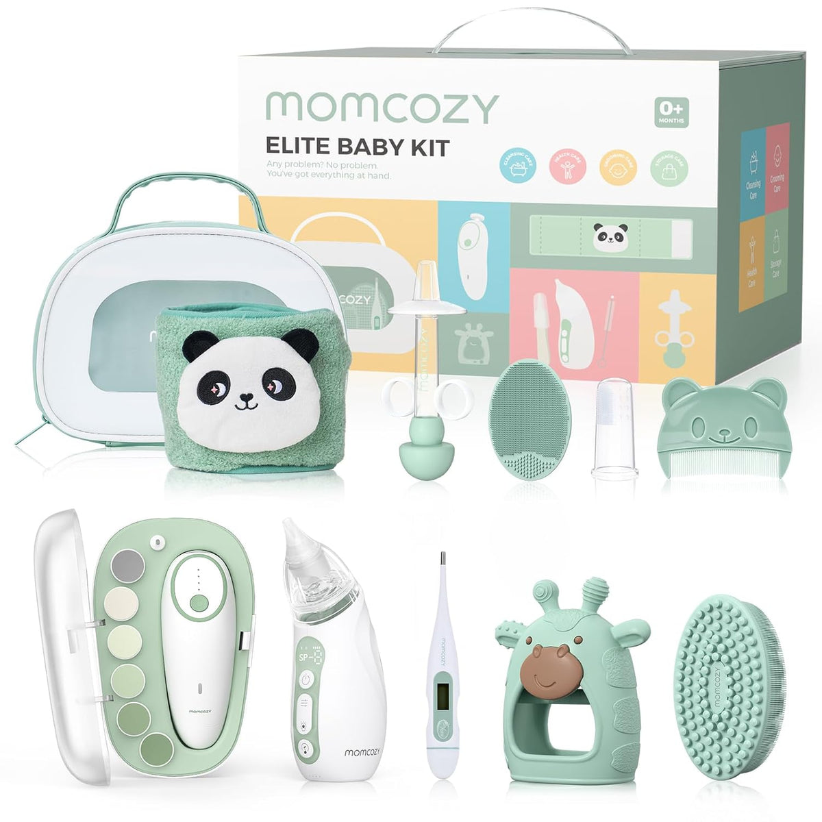 Set Ingrijire Nou Nascut Momcozy All-in-1 Elite Baby Kit 11 Piese