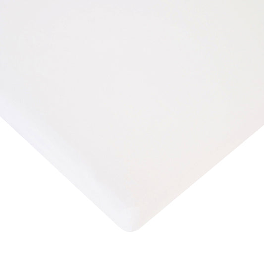 Cearsaf saltea 90x200 cm Childhome, Jerse Alb