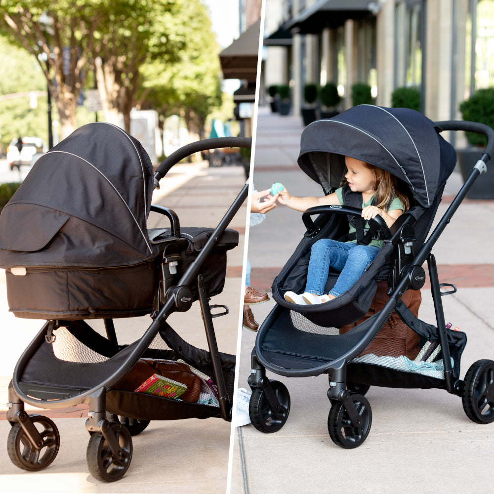 Cărucior Graco Transform 2 în 1 InkTan Reversibil Compact