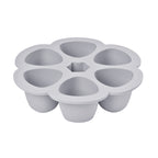 Recipient ermetic din silicon multiportii Beaba 6 x 90 ml