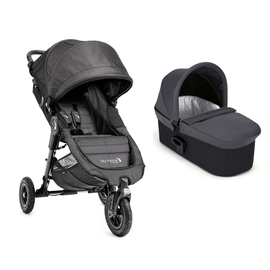Carucior Baby Jogger City Mini GT Charcoal Denim Sistem 2 in 1