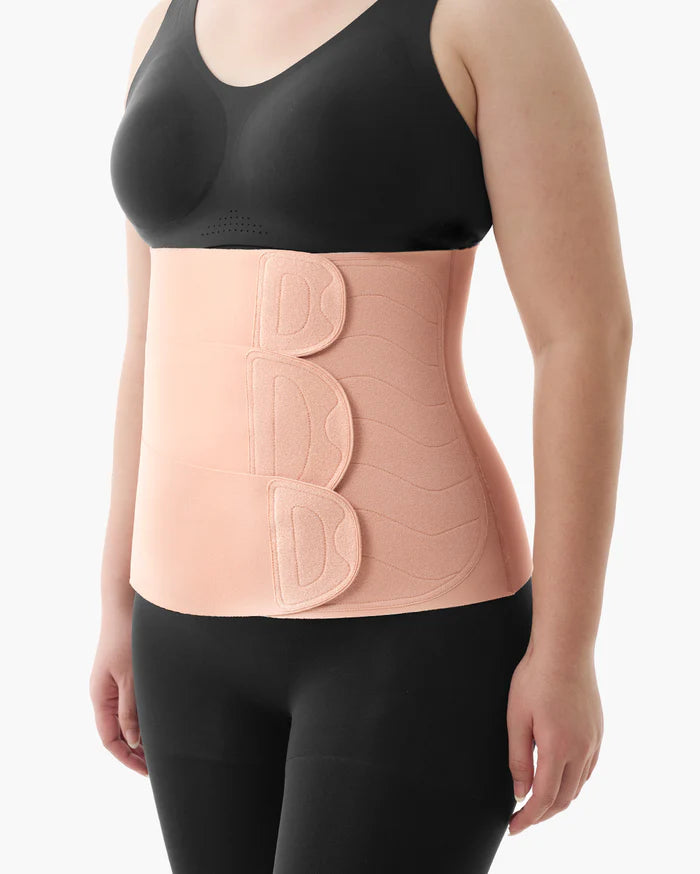Centura abdominala postpartum Momcozy Ergowrap Oyster Pink
