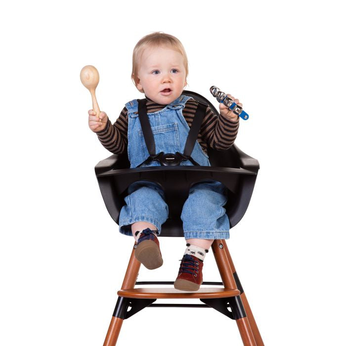 Scaun de masa reglabil in inaltime Childhome Evolu 2 Nuc Negru