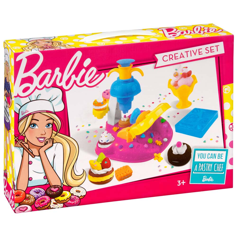 Set de joaca Barbie Patiserie Mega Creative cu 24 de piese