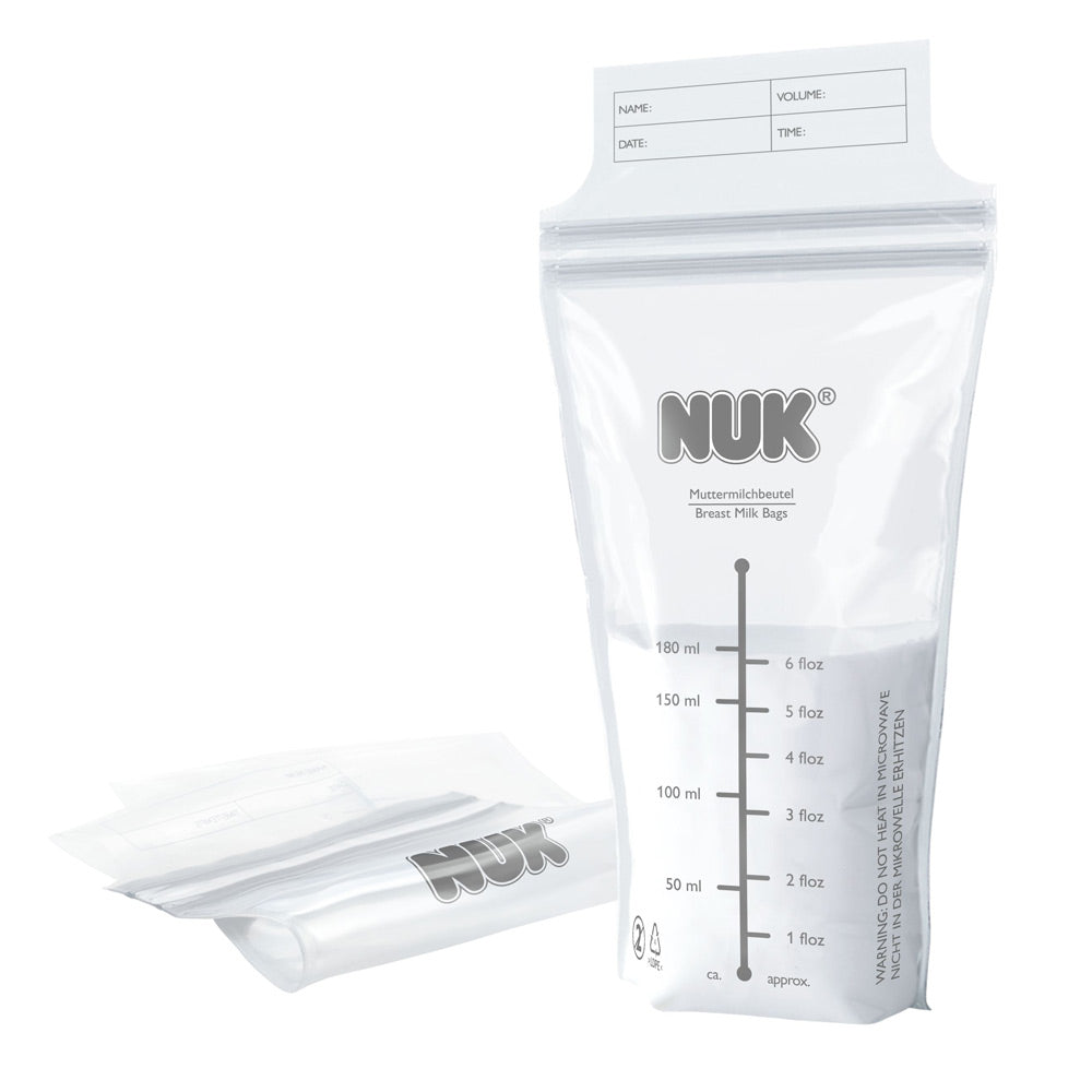 Pungi Stocare Lapte Matern Nuk 180Ml 25Buc Cutie
