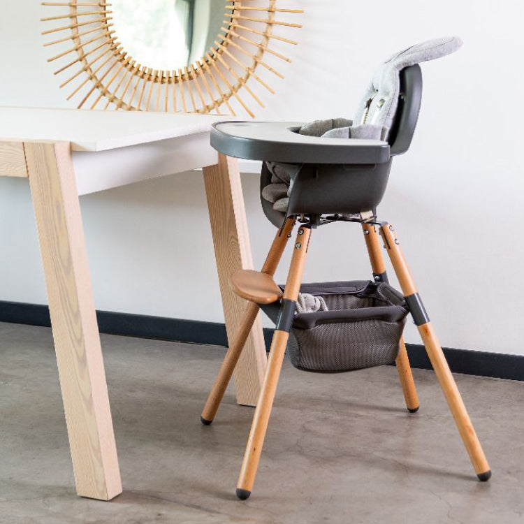 Cos accesorii pentru scaun de masa Childhome Evolu, Antracit