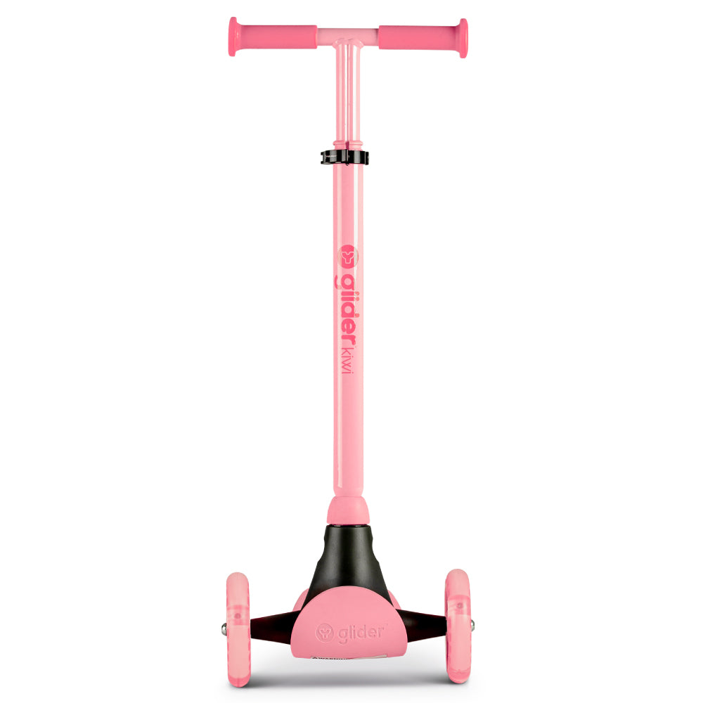 Trotineta cu 3 roti Yvolution Y Glider Kiwi cu LED 3-8 ani