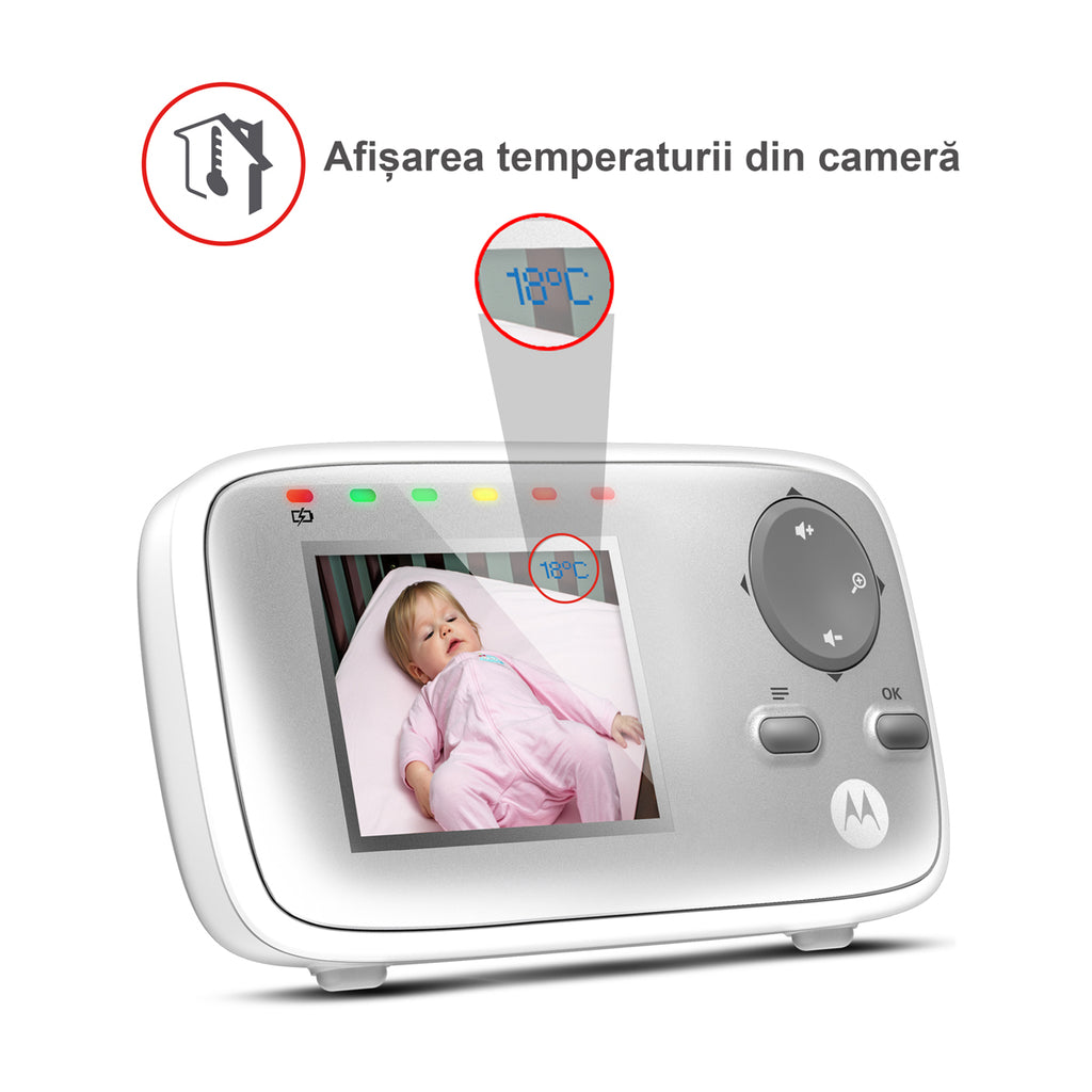 Video monitor digital Motorola MBP482 ecran 2,4 inch raza 300 m