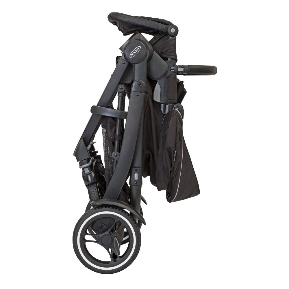 Carucior Graco Evo XT cu roti off-road si parte sport reversibila