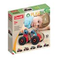 Set constructie vehicule Quercetti Bio – cutia setului de vehicule PlayBio