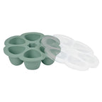 Recipient ermetic din silicon multiportii Beaba 6 x 150 ml