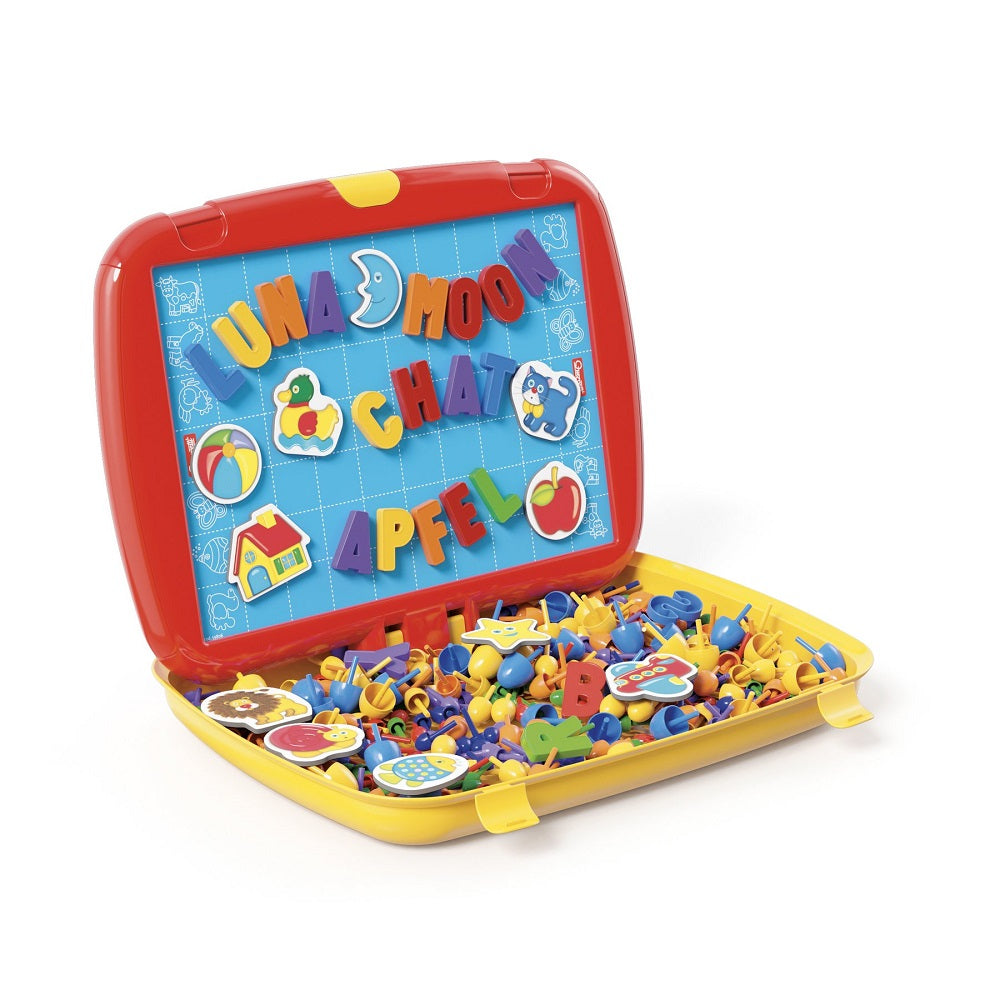 Quercetti Combi - Joc Educativ 2 în 1 Fantacolor și Magnetino 360 Piese