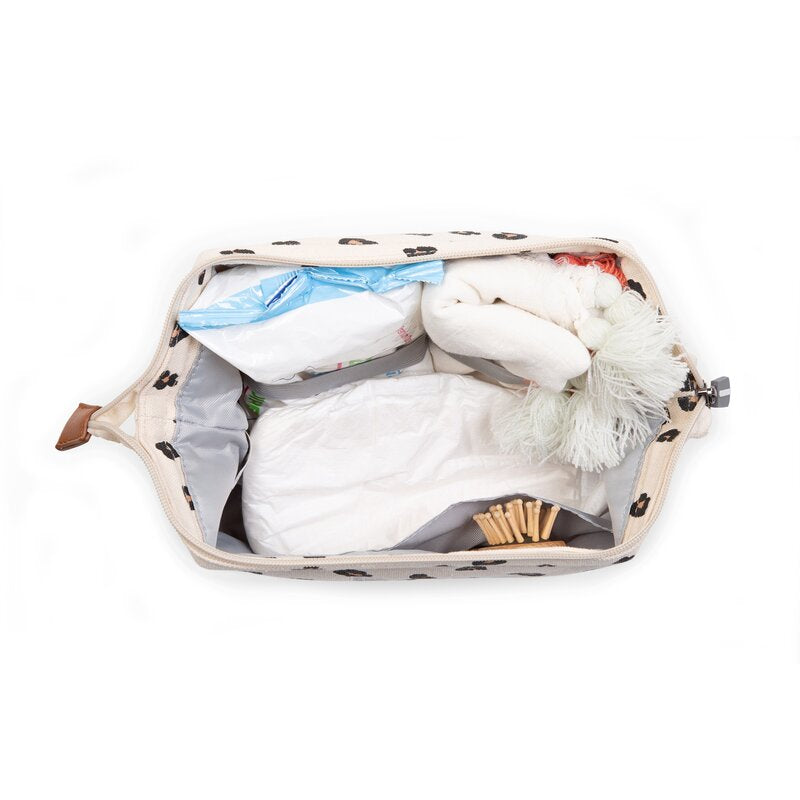 Geanta de toaleta Childhome Baby Necessities Leopard