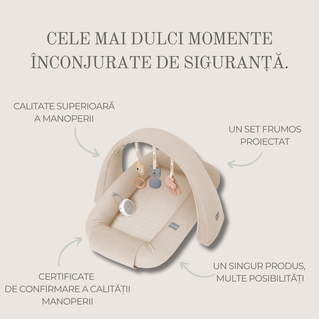 Cuib Modular pentru Bebelusi Sand Sleepee