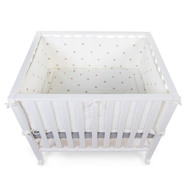 Salteluta de joaca Childhome 75x95 cm Jerse Muselina, Inimioare