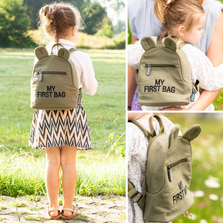 Rucsac pentru copii Childhome My First Bag Kaki