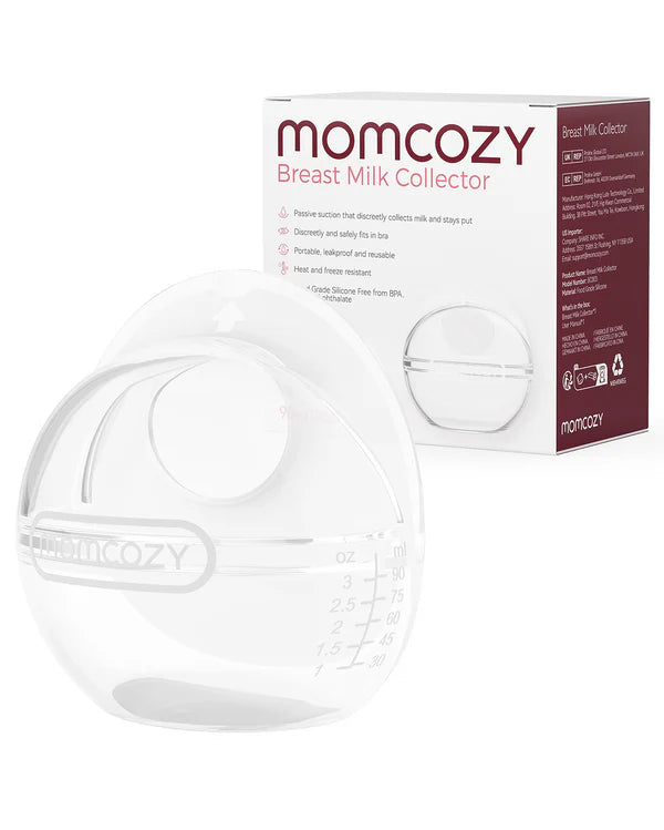 Set 2 Colectoare Lapte Matern Momcozy 90 ml Silicon Fara BPA
