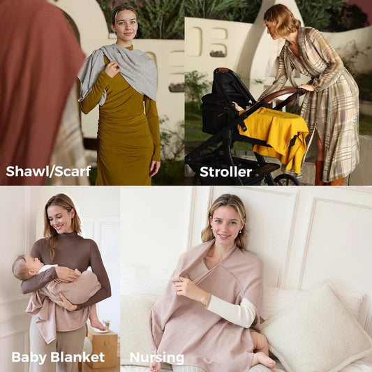 Husa pentru alăptare Momcozy – Protecție pentru intimitate în timpul alăptării, material moale și respirabil, utilizare multifuncțională, portabilă, cu săculeț pentru spălare inclus
