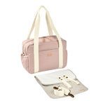 Geanta de infasat Beaba Paris Dusty Pink - curele prindere carucior