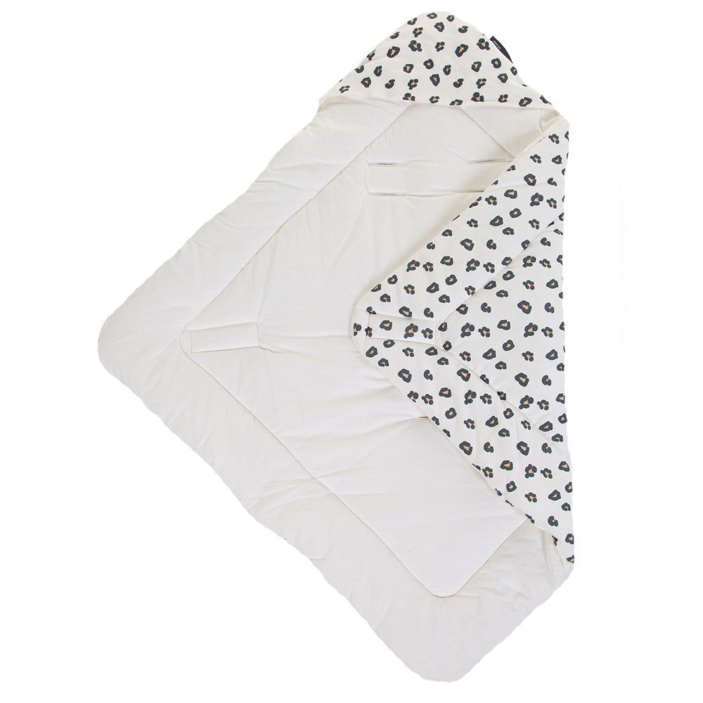 Paturica de infasat Childhome Jerse 75x75 cm, Leopard
