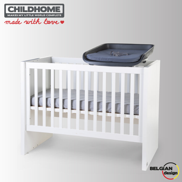 Masa de infasat pentru patut Childhome Evolux, 83x60 cm, Antracit