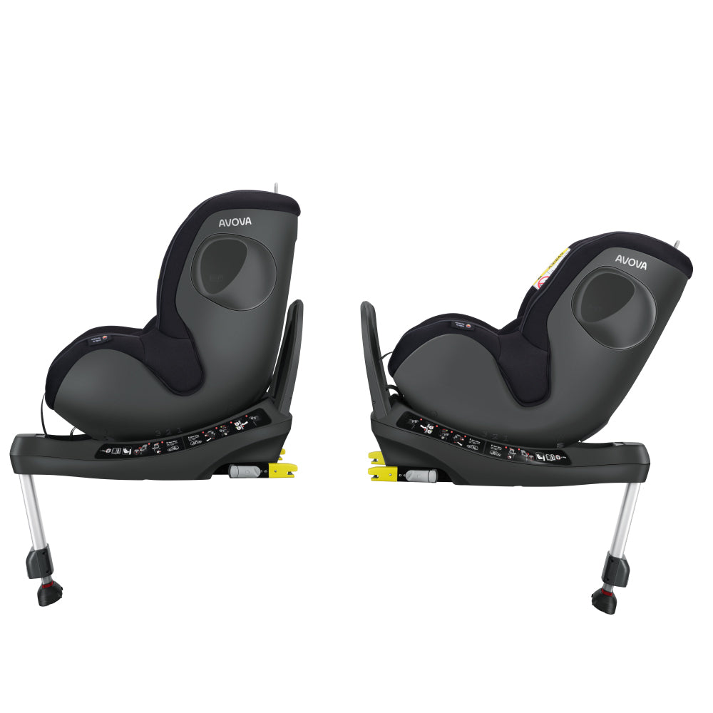 Scaun auto Avova Sperber-Fix 61 Pearl Black – două poziții laterale