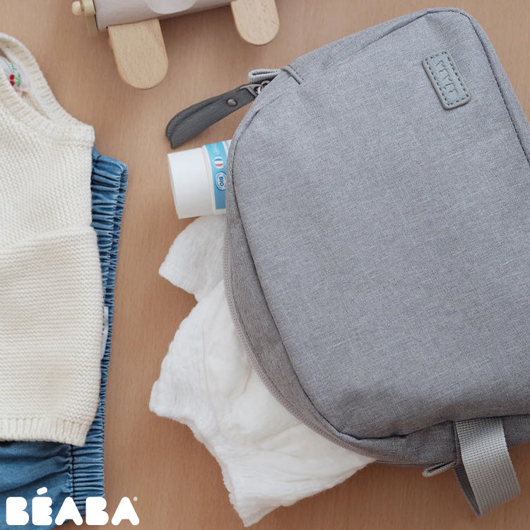 Geanta de toaleta Beaba Heather Grey