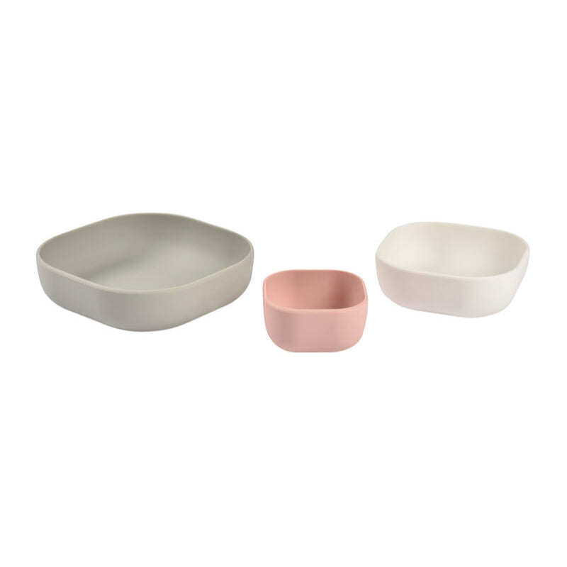 Set 3 boluri din silicon Beaba