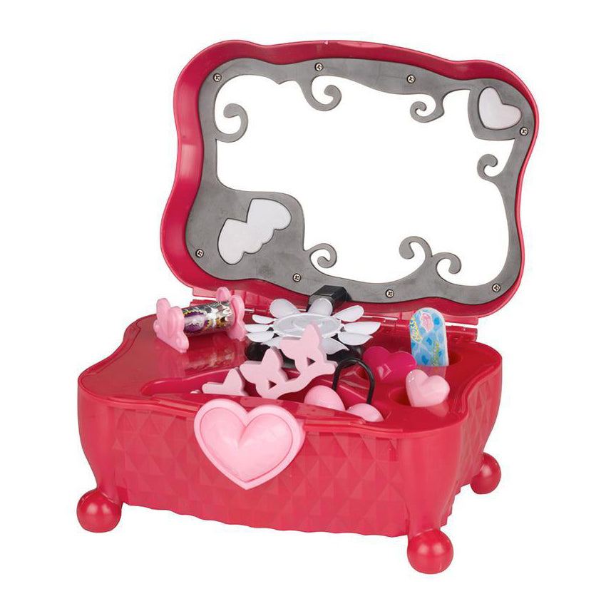 Set manichiura Eddy Toys cu oglinda iluminata 6 piese 5 ani+