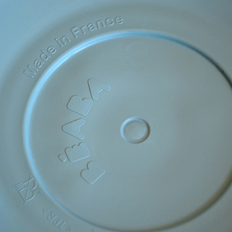 Set de masa 3 piese din sticla DURALEX cu suport antiaderent - Eucalyptus