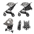 Căruciorul Baby Jogger City Mini GT Steel Gray Sand