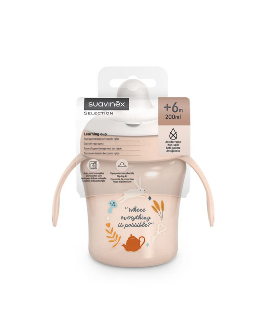 Cana de antrenament cu tetina Suavinex Wonderland 200 ml