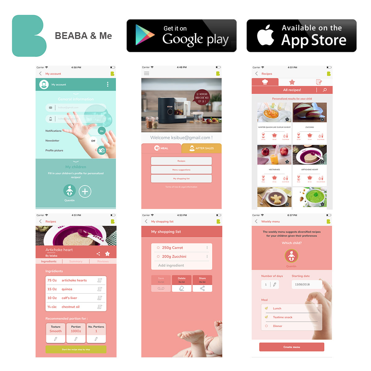 Robot Babycook Neo White Grey