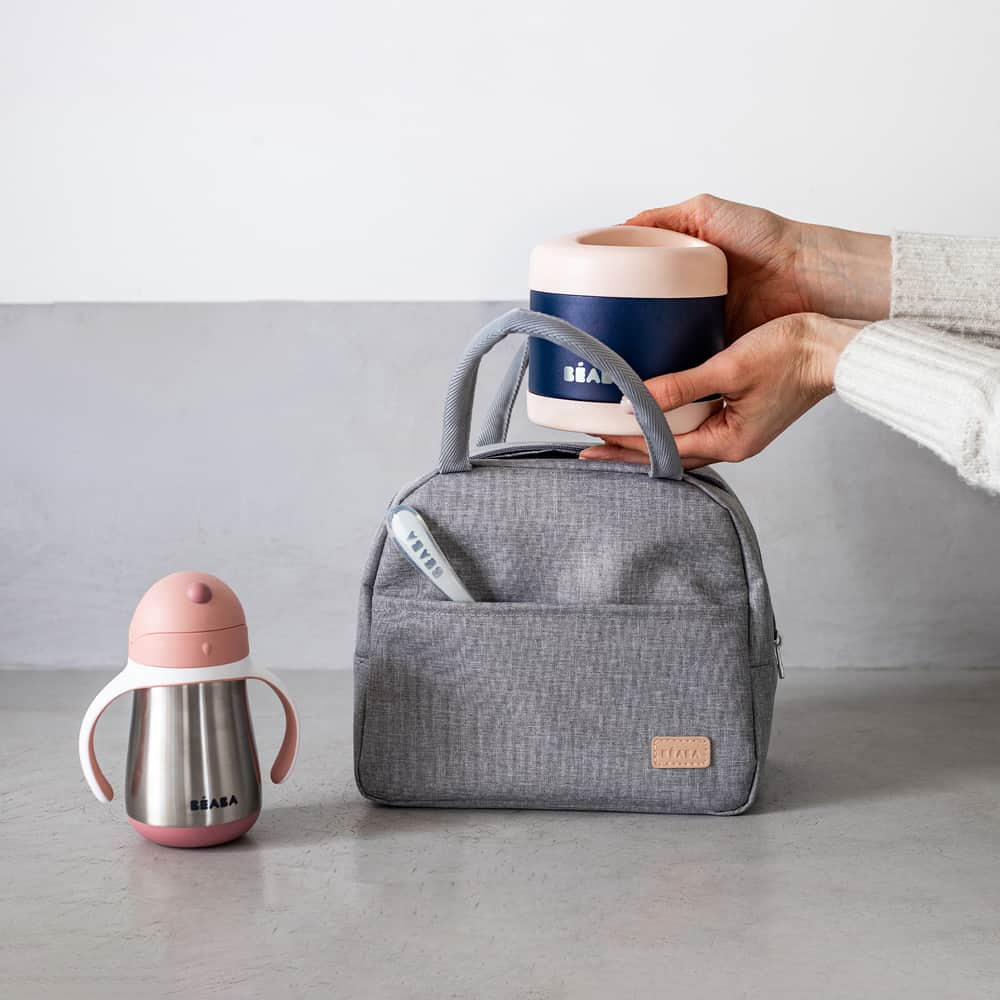Set izoterm on the go 4 piese Beaba Pink