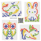 Joc mozaic Quercetti Fantacolor Tab Basic D10/15 – modele colorate pentru mozaic