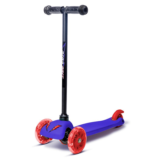 Trotineta 3 Roti Neon Bolt Blue Roti LED Copii 3-5 Ani
