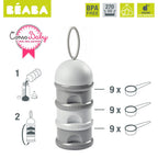 Recipient lapte praf Beaba cu 3 compartimente