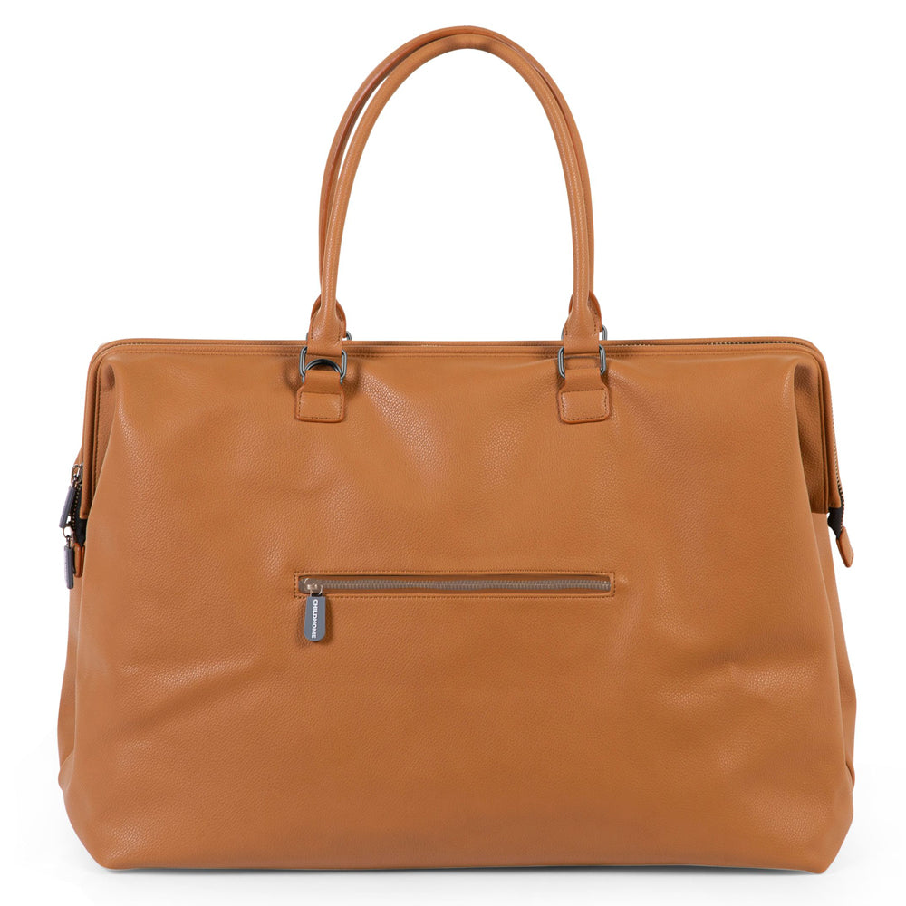 Geanta de infasat Childhome Mommy Bag piele ecologica Maro