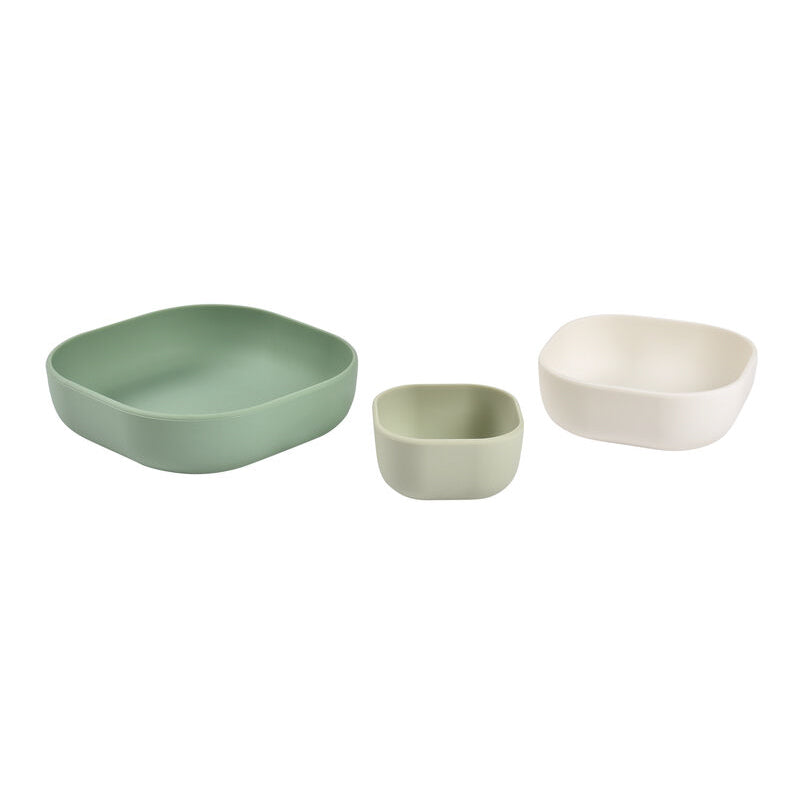Set 3 boluri din silicon Beaba