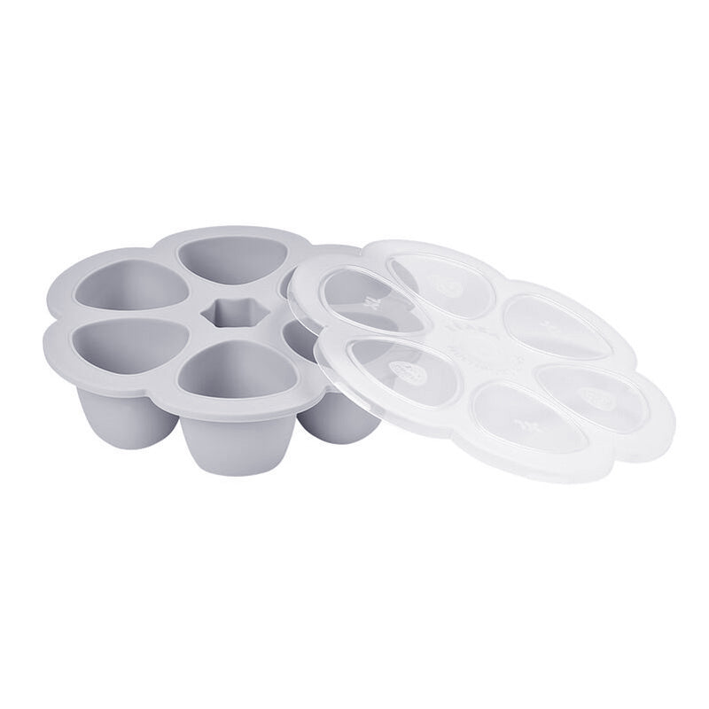 Recipient ermetic din silicon multiportii Beaba 6 x 150 ml