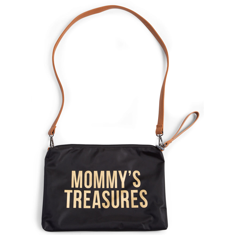 Poseta Childhome Mommy Clutch 33x23 cm Negru
