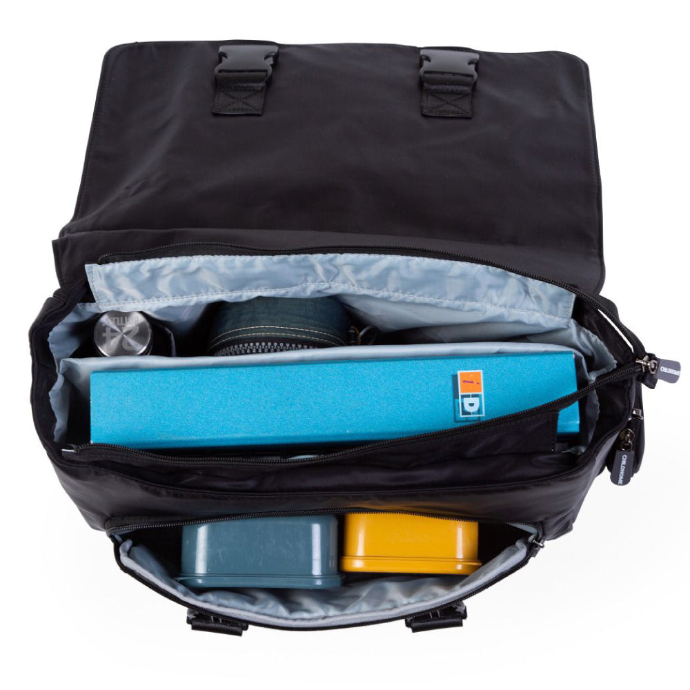 Ghiozdan Childhome My School Bag Negru